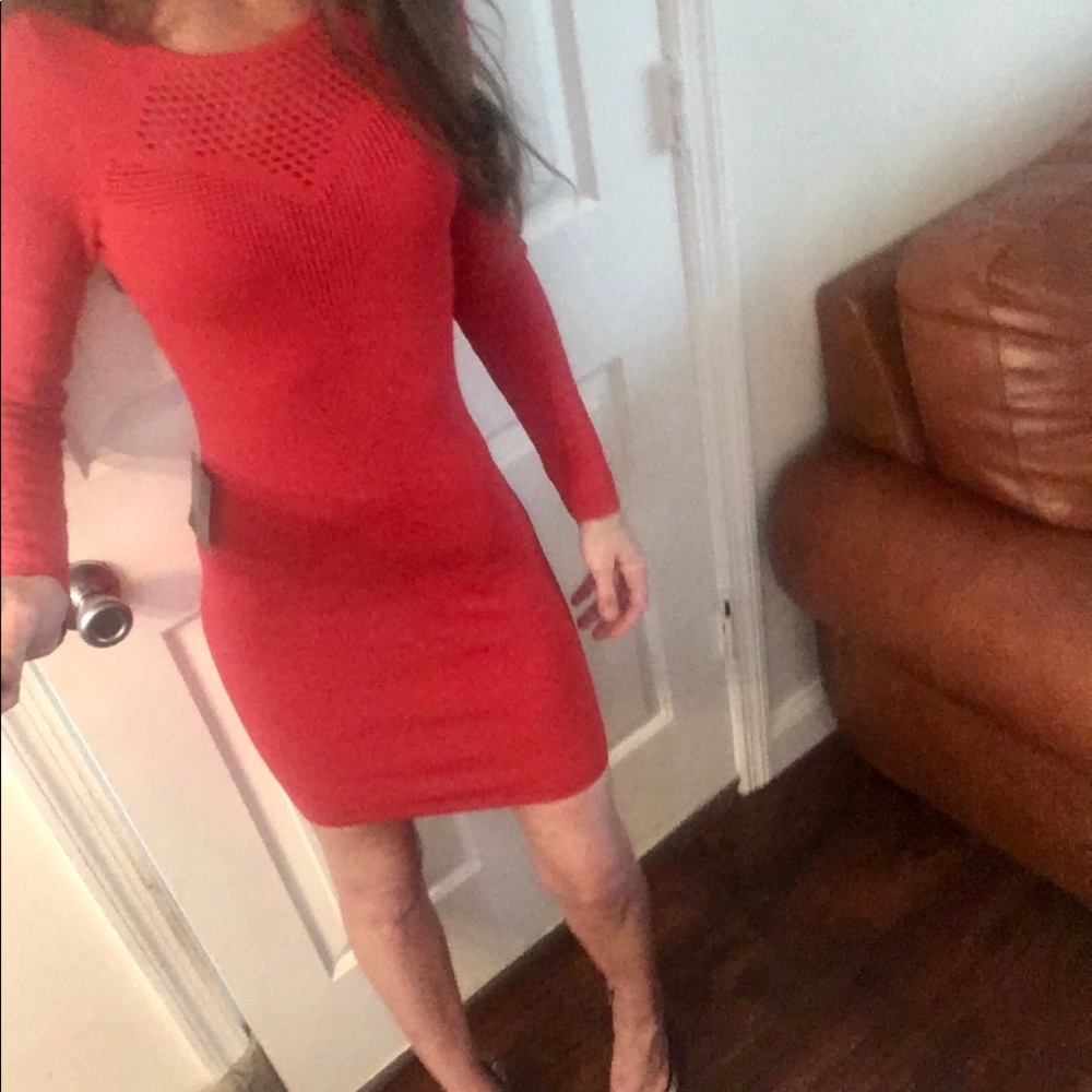 π₯π NWT Bebe Crochet Inset Bodycon π π₯ - Picture 2 of 11